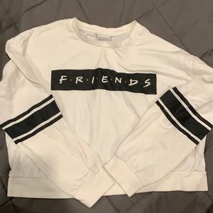Cropped “Friends” crewneck
